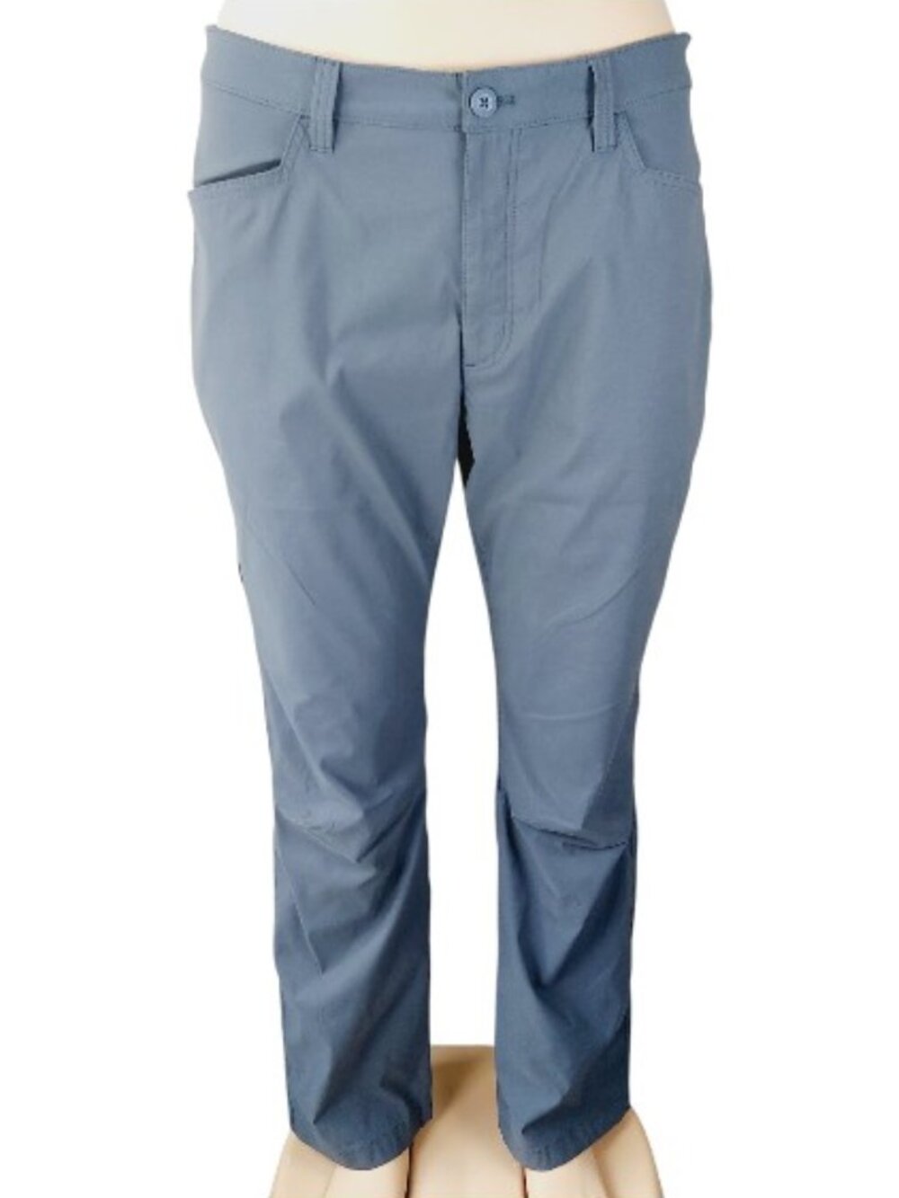 Eddie Bauer Men's Slate Blue Tech Straight-Leg Camo Hiking Pants Size 36